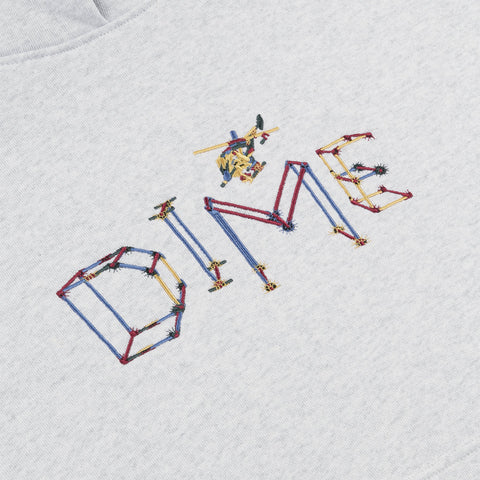Dime Dimex Hoodie Ash