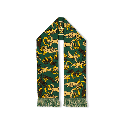 The Loose Company Angel Scarf Forrest Green