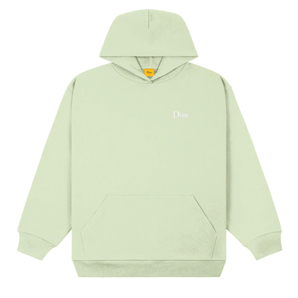 Dime Mtl. Classic Small Logo Hoodie Light Mint