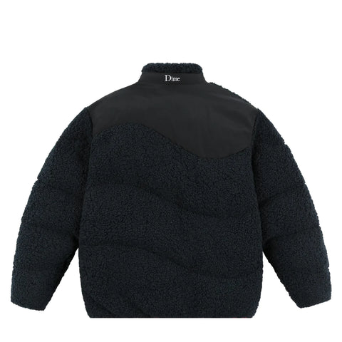 Dime Sherpa Puffer Jacket Navy